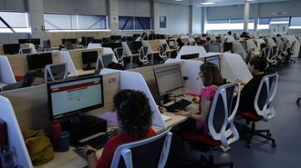 Sede de Contactnova, en el pol&iacute;gono de O Pereiro de Aguiar (Ourense), en una imagen de archivo 