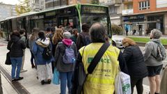 Paros en Vitrasa en Vigo