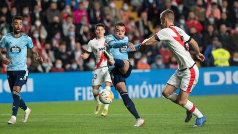 Rayo-Celta (0-0) el 1 de noviembre del 2021.