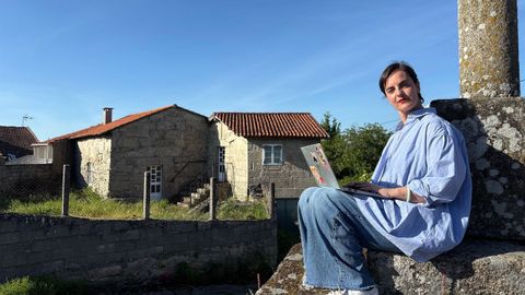 Ariadna Losada, una de las vecinas de la aldea