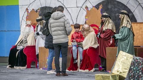 Visita de Melchor, Gaspar y Baltasar a Outes.