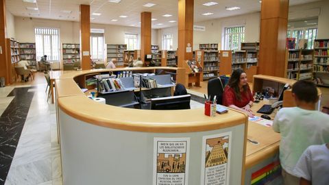 Recepción de la biblioteca de Ferrol