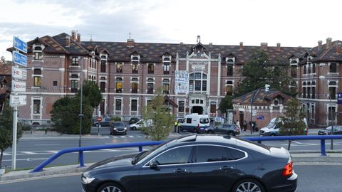 Vista del Hospital de Basurto, en Bilbao, donde un beb recin nacido fue secuestrado por una mujer