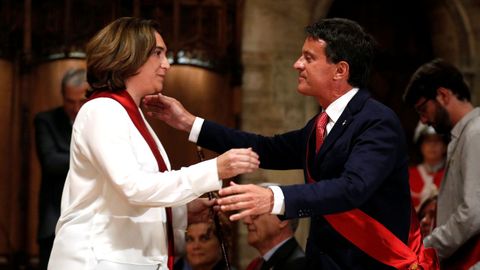 Manuel Valls le dijo a Colau que solo su responsabilidad de Estado le hab�an hecho darle su apoyo para que fuese alcaldesa