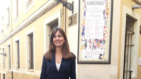 La concejala de Pol�ticas Sociales de Oviedo, Leticia Gonz�lez