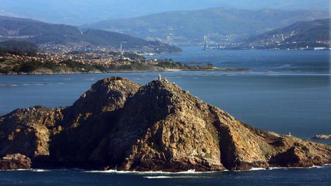 Las islas C�es vistas desde el aire.