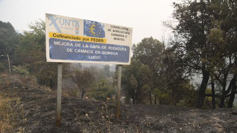Incendio en Quiroga