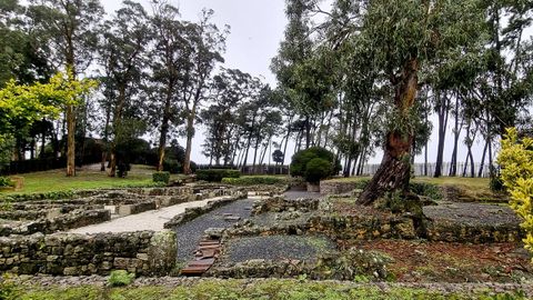 En la villa romana de Toralla hay una pequea salina de evaporacin