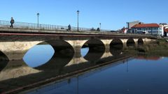 Imagen de archivo del puente de O Campo, donde se registr� el suceso
