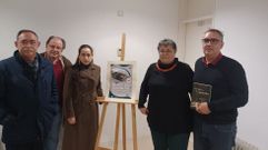 Presidente da C�mara Municipal de Mogadouro, Antonio Pimentel; Concelleira de Cultura, Marcia Barros; a traductora e mic�loga, Marisa Castro; o traductor Xavier Mart�ns e o autor Alejandro M�nguez