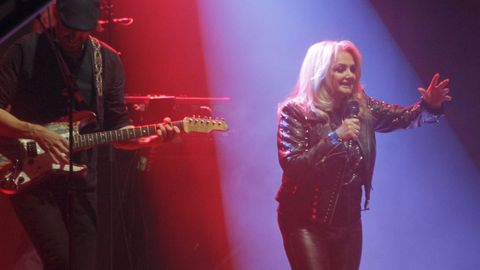Bonnie Tyler cant� en el puerto de Ferrol en el 2022