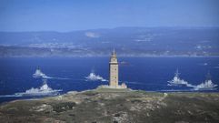 Primera y hasta ahora �nica navegaci�n conjunta de las F-100