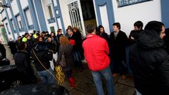 Concentraci�n del comit� de empresa de la Autoridad Portuaria de Ferrol