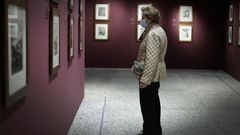 La mascarilla es necesaria para acudir a ver la exposici�n en la Fundaci�n Barri�