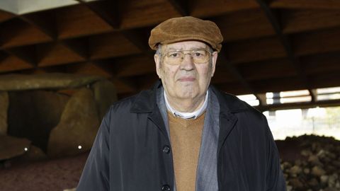 Jos� S�nchez Vilas, en una imagen tomada en Dombate hace tres a�os.