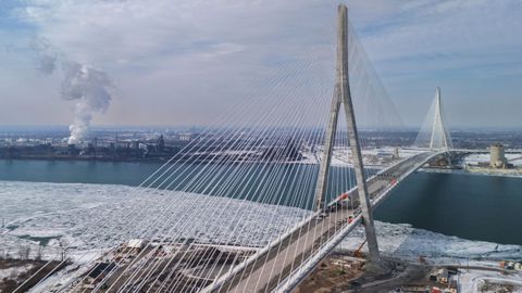El puente internacional Gordie Howe unir� las ciudades de Detroit y Windsor.