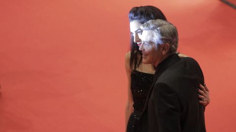 El actor estadoundiense George Clooney y su mujer Amal Clooney.