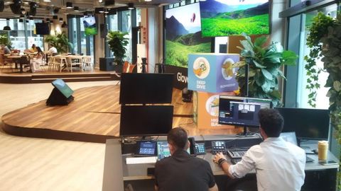 La gallega Trison ha dotado de tecnolog�a el anfiteatro de la sede de Glovo en Barcelona