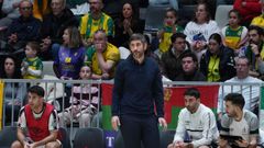 Imgen de David Palmas en la banda del Olivo Arena.