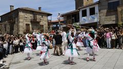 Os danzantes, na Romer�a Raigame