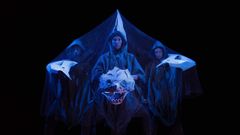 A montaxe �A barca do inferno�, unha das pezas destinadas aos adultos. 