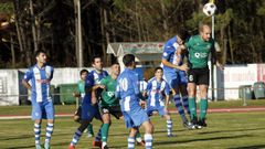 Partido de f�tbol Preferente entre el Puebla y el Fisterra