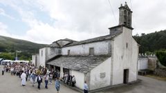 La comisi�n del San Antonio da Rigueira (romer�a, en imagen de archivo) ten�a previsto organizar la Festa Gastron�mica do Xabar�n