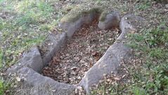 Sartego antropoide atopado en Outeiro de Rei