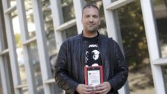 Daniel Rosende (Vigo, 1984-2025), nunha imaxe tomada no 2019 con motivo da presentaci�n do seu libro �Filosof�a para b�pedos sin plumas. Un repaso gamberro de Tales de Mileto a Hannah Arendt�. 