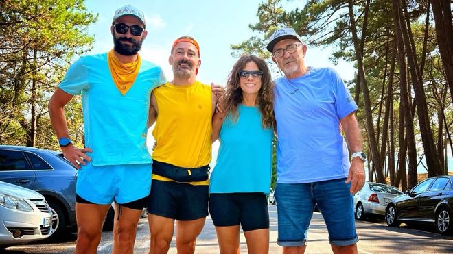 Iago y Dani, con Jos� Manuel Dosil y Mar�a Cambre, sus apoyos en el desaf�o