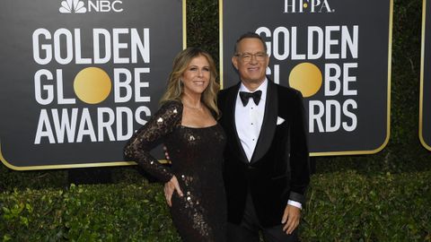 Tom Hanks y su esposa Rita Wilson