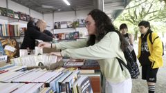 Imagen de una edici�n pasada de la Feira do Libro Antigo en Santiago