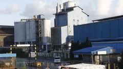 La f�brica de alumnio de A Grela, parada.