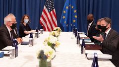 Borrell y Blinken refuerzan su alianza en una reuni�n en Nueva York.