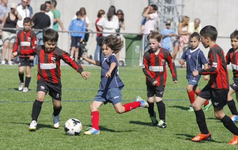 En la imagen uno de los partidos disputados el a�o pasado en el campeonato del Abanqueiro. 