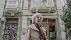 De entre todas las obras de su padre, Lucila Ucha siente especial predilecci�n por las casas Pereira de la calle Mar�a y calle Dolores, donde se tom� esta fotogaf�a