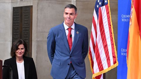 El presidente del Gobierno, Pedro Snchez, en Nueva York.