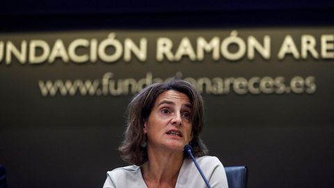 La ministra de Transicin Ecolgica, Teresa Ribera