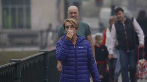 Humo en Ourense