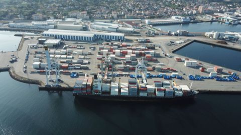 Imagen de archivo del puerto de Mar�n