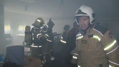 Los organizadores del simulacro llenaron de humo falso la sala en la que se supon�a que estaba el incendio