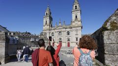 Turistas en Lugo esta Semana Santa
