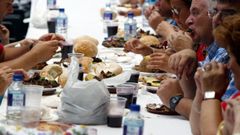 Fiesta celebrada hace a�os en O Couto. 