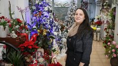 Andrea Filipa realiza centros florales especiales para Navidad
