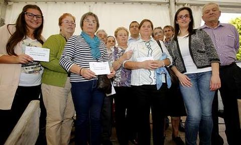 Premiados en las diferentes modalidades de fabas cultivadas.