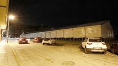 Gran carpa instalada en Foz en la r�a Atalaia para celebrar los actos de Carnaval
