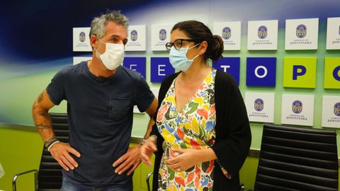 Presentaci�n de Pepe Solla como pregonero de las fiestas de la Peregrina.