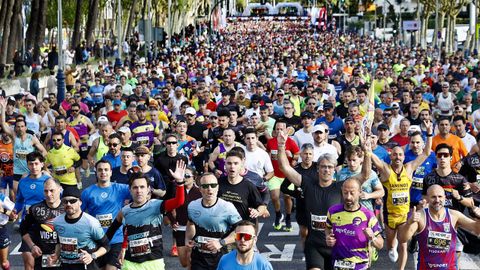 Carreira Vig Bay, na que participaron case 8.000 persoas