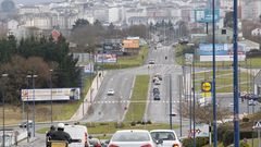 Al fondo el tramom de Duquesa de Lugo que ser� desdoblado para el tr�fico y que llevar� carril bici e iluminaci�n
