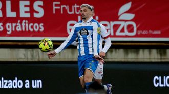 Ximo Navarro, en el partido contra la Cultural Leonesa.